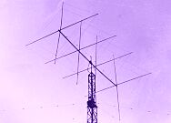 Antenna. 4 el. Quad for 10-15 m. UK2GAB, 1981-1985